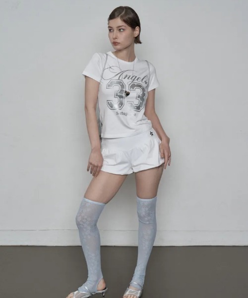 Ada.(エイダ)の「◇SETUPEXE◇ブランド直輸入正規品/33 エンジェル トップ 33 ANGEL TOP(Tシャツ/カットソー・レディース・レッド/ホワイト/ブラック・FREE)」の5枚目の写真