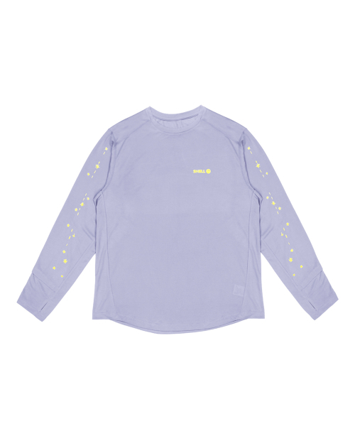 SHELL CORPORATION(シェルコーポレーション)の「ワッチホールウルトラトレイルランニング3M反射長袖Tシャツ - 2カラー(Tシャツ/カットソー・レディース・ブラック/ライトグレー・SMALL/MEDIUM)」の3枚目の写真