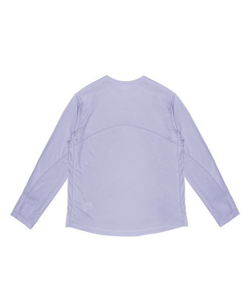 SHELL CORPORATION(シェルコーポレーション)の「ワッチホールウルトラトレイルランニング3M反射長袖Tシャツ - 2カラー(Tシャツ/カットソー・レディース・ブラック/ライトグレー・SMALL/MEDIUM)」の5枚目の写真