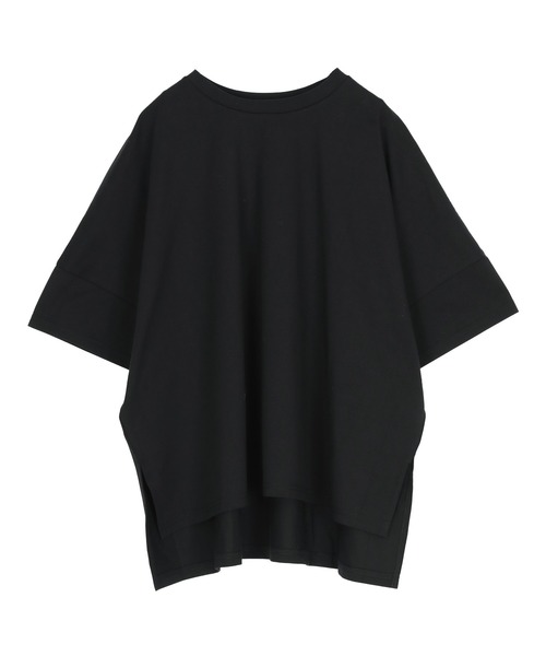 UR'S(ユアーズ)の「【接触冷感】エコオーバーTee(Tシャツ/カットソー・レディース・オフホワイト/ブラック/チャコール・L/M/S)」の14枚目の写真