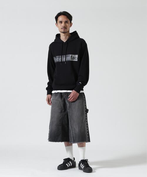 FACETASM(ファセッタズム)の「FACETASM × NEW ERA/ファセッタズム×ニューエラ/Sweat Pullover Logo Hoodie/裏毛スウェット プルオーバーロゴフーディー(パーカー・メンズ・ブラック・M/L/XL)」の7枚目の写真