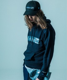 FACETASM | FACETASM × NEW ERA/ファセッタズム×ニューエラ/Sweat Pullover Logo Hoodie/裏毛スウェット プルオーバーロゴフーディー(パーカー)