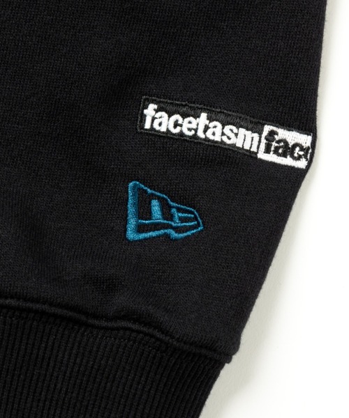 FACETASM(ファセッタズム)の「FACETASM × NEW ERA/ファセッタズム×ニューエラ/Sweat Pullover Logo Hoodie/裏毛スウェット プルオーバーロゴフーディー(パーカー・メンズ・ブラック・M/L/XL)」の6枚目の写真
