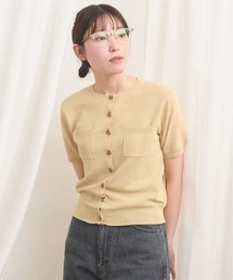 fig Ｌondon | no collar knit(ニット/セーター)