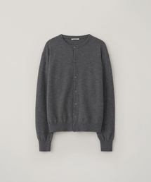 ラウンドカーディガン_MID GRAY