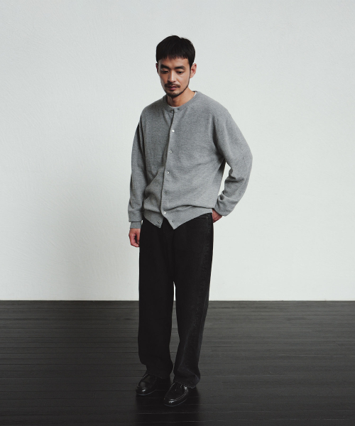 BLANKROOM（ブランクルーム）の「ラウンドカーディガン_MID GRAY（カーディガン/ボレロ・メンズ・その他・1/2/3）」の2枚目の写真