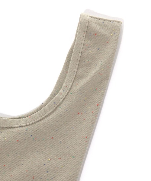 BAYFLOW（ベイフロー）の「【THE MAX SHOW!】スウェットマルシェバッグ（エコバッグ/サブバッグ・レディース・グレー/レッド/グリーン・0）」の6枚目の写真