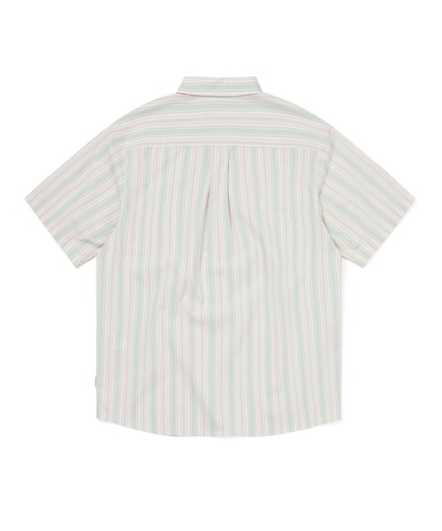 thisisneverthat(ディスイズネバーザット)の「Striped S/S Shirt(シャツ/ブラウス・メンズ・グリーン/ホワイト・L/M/S/XL)」の8枚目の写真