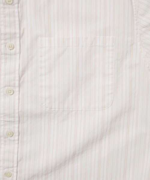thisisneverthat(ディスイズネバーザット)の「Striped S/S Shirt(シャツ/ブラウス・メンズ・グリーン/ホワイト・L/M/S/XL)」の4枚目の写真