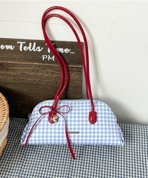 mul.（ムル）の「チェックバイカラーバッグ（ハンドバッグ）」