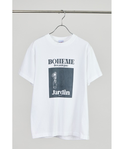 ottilie（オティーリエ）の「【 TRICOMER / トリコメル 】 BOHEME BOTANIQUE B / ボエム ボタニク　スタッフTシャツ（Tシャツ/カットソー・レディース・オレンジ/ホワイト・FREE）」の2枚目の写真