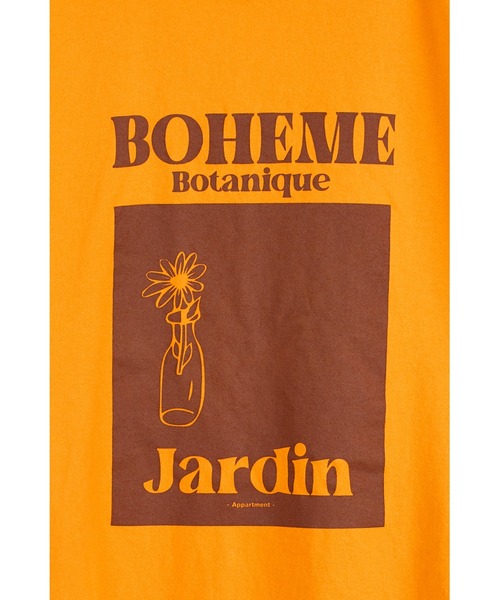 ottilie（オティーリエ）の「【 TRICOMER / トリコメル 】 BOHEME BOTANIQUE B / ボエム ボタニク　スタッフTシャツ（Tシャツ/カットソー・レディース・オレンジ/ホワイト・FREE）」の7枚目の写真