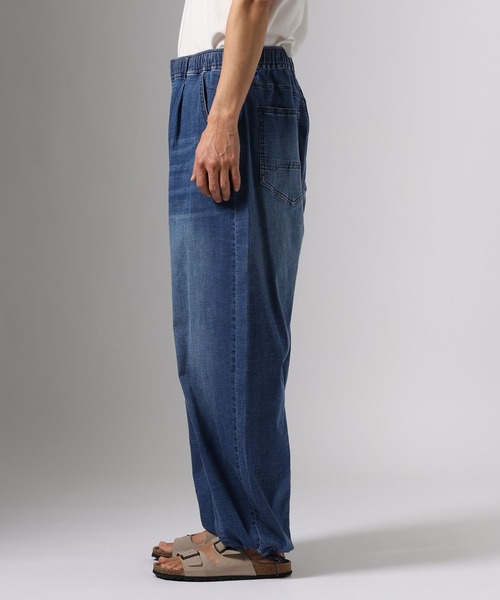 BAYFLOW(ベイフロー)の「【ストレッチ】ソフトデニムカーブパンツ(デニムパンツ・メンズ・ダークブルー/ブルー・MEDIUM/LARGE)」の21枚目の写真