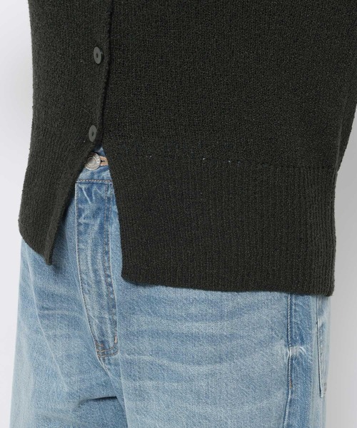 LOWRYS FARM（ローリーズファーム）の「メランジニットポロカーディガン５Ｓ　660506（Tシャツ/カットソー・レディース・グレー/ブラック/ベージュ・FREE）」の9枚目の写真