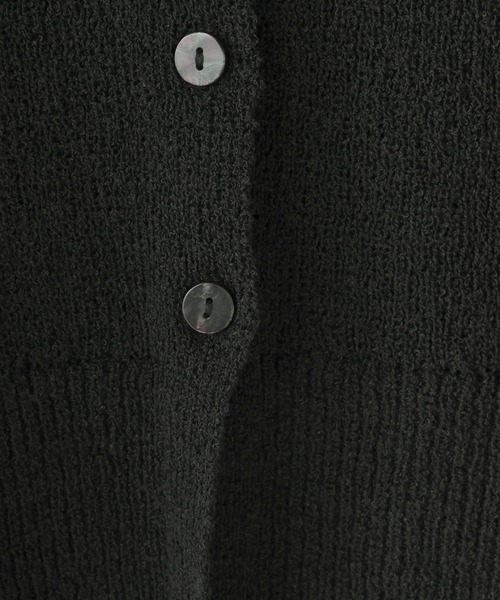 LOWRYS FARM（ローリーズファーム）の「メランジニットポロカーディガン５Ｓ　660506（Tシャツ/カットソー・レディース・グレー/ブラック/ベージュ・FREE）」の11枚目の写真