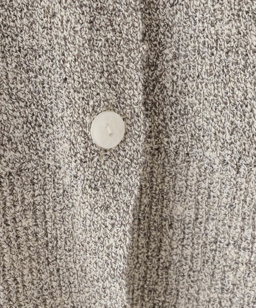 LOWRYS FARM（ローリーズファーム）の「メランジニットポロカーディガン５Ｓ　660506（Tシャツ/カットソー・レディース・グレー/ブラック/ベージュ・FREE）」の12枚目の写真