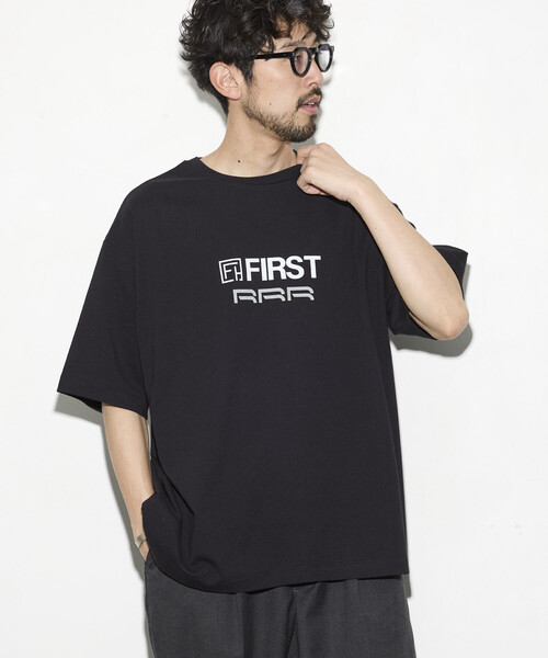 Firsthand(ファーストハンド)の「Firsthand/ファーストハンド 6オンス フロントロゴプリント クルーネックTシャツ / プリントTシャツ PRINT RRR(Tシャツ/カットソー・メンズ・ブラック/ホワイト/グレー/チャコールグレー/ネイビー・LARGE/MEDIUM)」の21枚目の写真