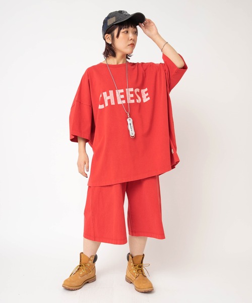 RNA（アールエヌエー）の「M2677 ヘビー天竺BIGT（Tシャツ/カットソー・レディース・レッド/ブラウン/ネイビー・MEDIUM）」の8枚目の写真