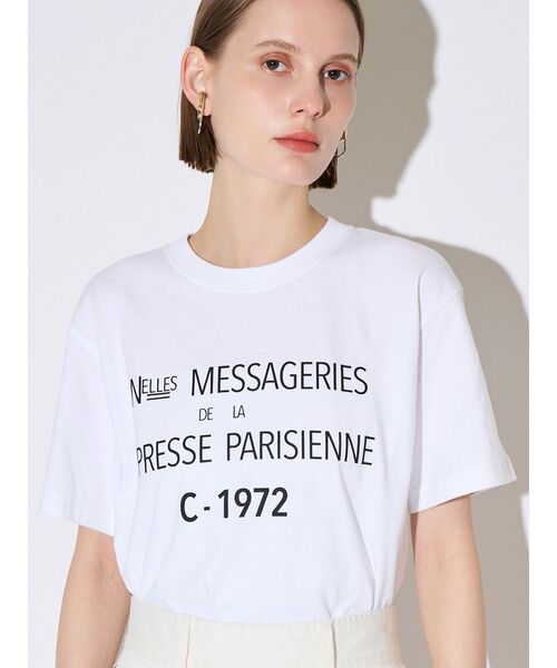 ELENDEEK(エレンディーク)の「メッセージTシャツ(Tシャツ/カットソー・レディース・ブラック/オフホワイト・FREE)」の13枚目の写真