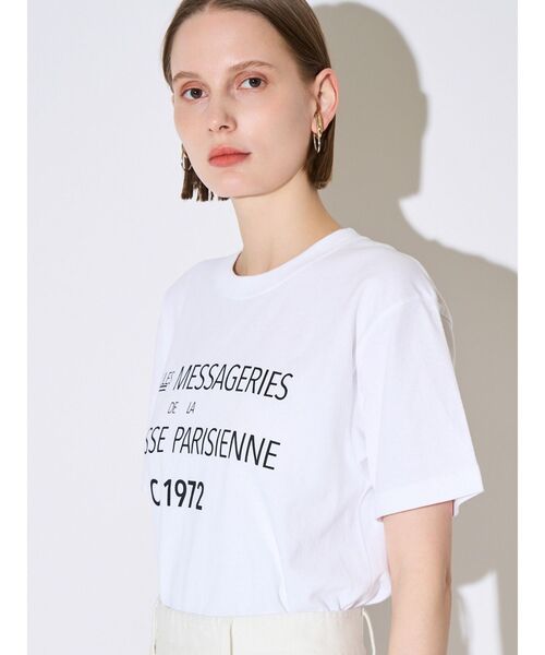 ELENDEEK(エレンディーク)の「メッセージTシャツ(Tシャツ/カットソー・レディース・ブラック/オフホワイト・FREE)」の15枚目の写真