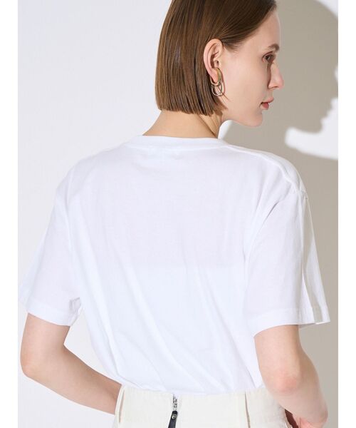 ELENDEEK(エレンディーク)の「メッセージTシャツ(Tシャツ/カットソー・レディース・ブラック/オフホワイト・FREE)」の16枚目の写真