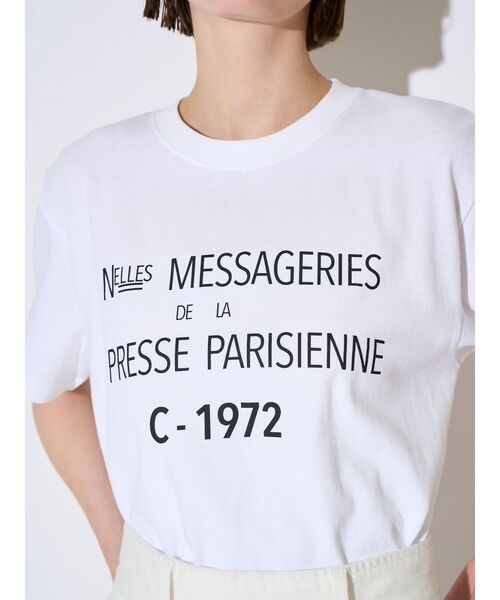 ELENDEEK(エレンディーク)の「メッセージTシャツ(Tシャツ/カットソー・レディース・ブラック/オフホワイト・FREE)」の17枚目の写真