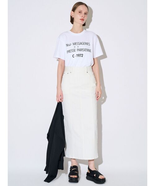 ELENDEEK(エレンディーク)の「メッセージTシャツ(Tシャツ/カットソー・レディース・ブラック/オフホワイト・FREE)」の18枚目の写真