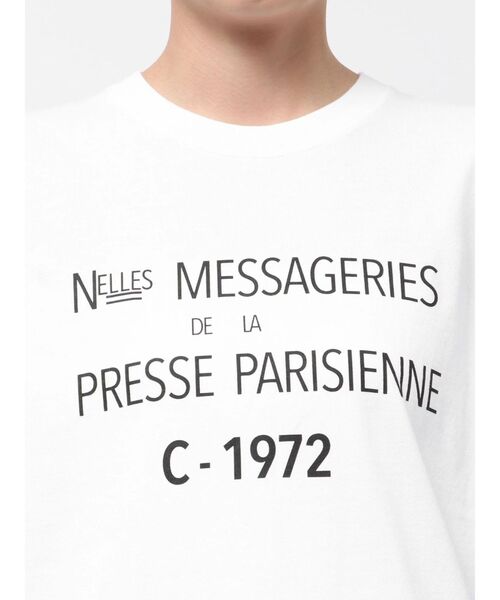 ELENDEEK(エレンディーク)の「メッセージTシャツ(Tシャツ/カットソー・レディース・ブラック/オフホワイト・FREE)」の3枚目の写真