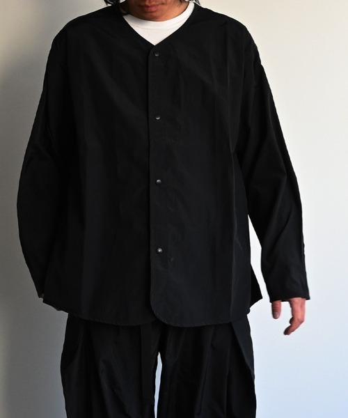 NoiR/ノアール(ノアール)の「NoiR:pocketable cardigan(ナイロンジャケット・メンズ・ブラック・L/M)」の12枚目の写真