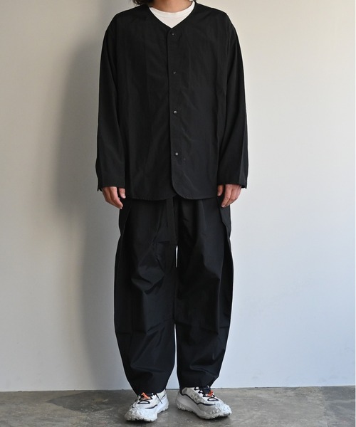 NoiR/ノアール(ノアール)の「NoiR:pocketable cardigan(ナイロンジャケット・メンズ・ブラック・L/M)」の13枚目の写真