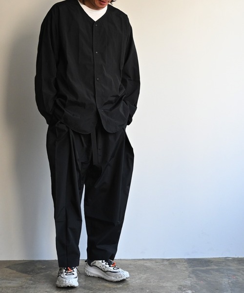 NoiR/ノアール(ノアール)の「NoiR:pocketable cardigan(ナイロンジャケット・メンズ・ブラック・L/M)」の10枚目の写真