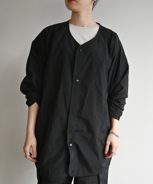 NoiR/ノアール(ノアール)の「NoiR:pocketable cardigan(ナイロンジャケット・メンズ・ブラック・L/M)」の7枚目の写真