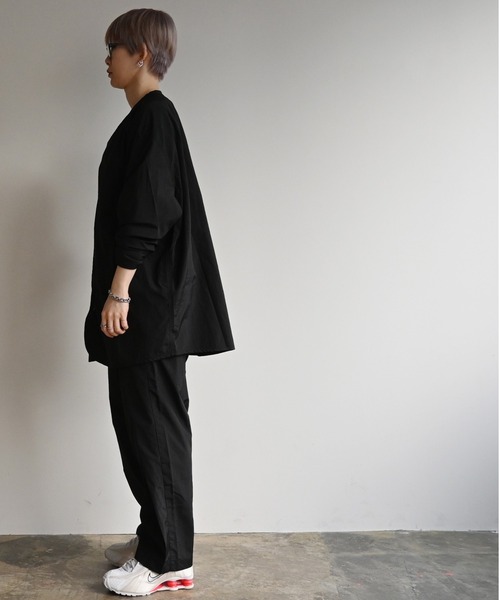 NoiR/ノアール(ノアール)の「NoiR:pocketable cardigan(ナイロンジャケット・メンズ・ブラック・L/M)」の4枚目の写真