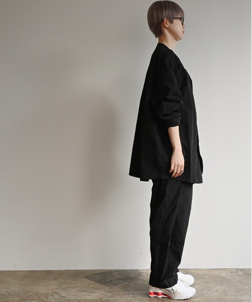 NoiR/ノアール(ノアール)の「NoiR:pocketable cardigan(ナイロンジャケット・メンズ・ブラック・L/M)」の5枚目の写真