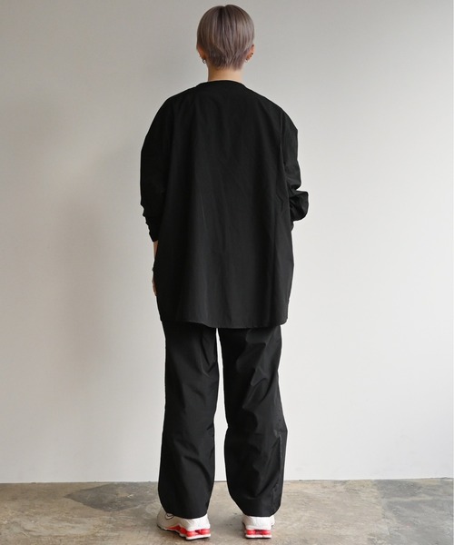 NoiR/ノアール(ノアール)の「NoiR:pocketable cardigan(ナイロンジャケット・メンズ・ブラック・L/M)」の6枚目の写真