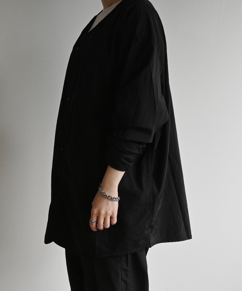NoiR/ノアール(ノアール)の「NoiR:pocketable cardigan(ナイロンジャケット・メンズ・ブラック・L/M)」の8枚目の写真