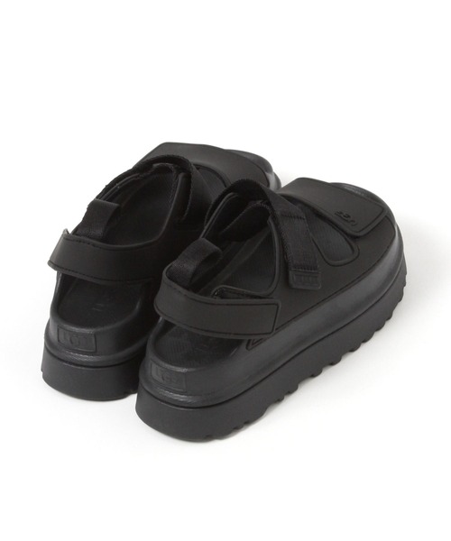 UGG（アグ）の「【UGG(アグ)】GOLDEN GLOW(WOMEN)（サンダル・レディース・ベージュ/ブラック・SMALL/MEDIUM）」の5枚目の写真