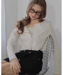 JUMELLE | 花柄ジップカーデ(Tシャツ/カットソー)