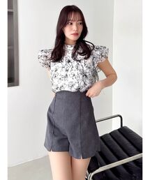 dazzlin❤︎バックリボントップス dazzlin バッククロスリボンハーフスリーブトップス（ピンク