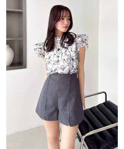dazzlin(ダズリン)の「【WEB限定】フロッキーバックリボンブラウス(シャツ/ブラウス・レディース・ブルー/オフホワイト/ピンク・FREE)」の14枚目の写真
