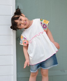 LEPSIM | 【KIDS】袖クロシェプルオーバーSS　661797(Tシャツ/カットソー)