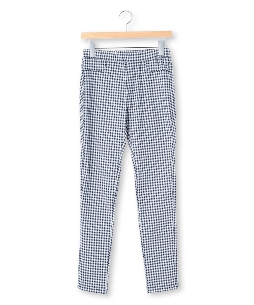 HusHusH（ハッシュアッシュ）の「ストレッチ裏起毛パンツ（その他パンツ・レディース・ブラック/ブルー系1/ブルー系3/ホワイト/ブラック系1/ブルー/ブルー系2・01/02/04/03）」の6枚目の写真