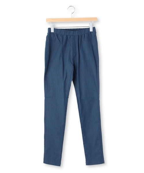 HusHusH（ハッシュアッシュ）の「ストレッチ裏起毛パンツ（その他パンツ・レディース・ブラック/ブルー系1/ブルー系3/ホワイト/ブラック系1/ブルー/ブルー系2・01/02/04/03）」の4枚目の写真