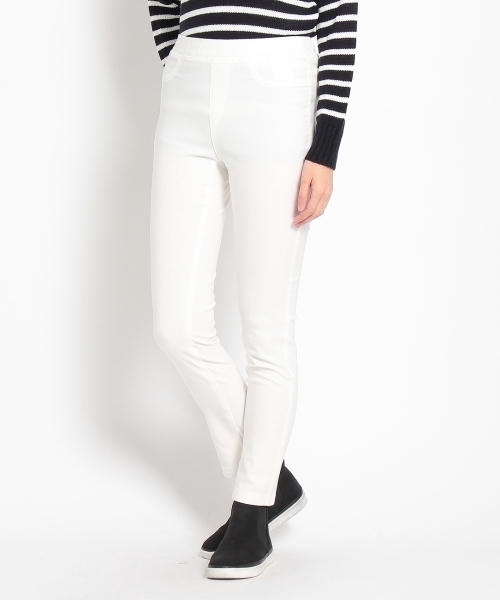 HusHusH（ハッシュアッシュ）の「ストレッチ裏起毛パンツ（その他パンツ・レディース・ブラック/ブルー系1/ブルー系3/ホワイト/ブラック系1/ブルー/ブルー系2・01/02/04/03）」の9枚目の写真