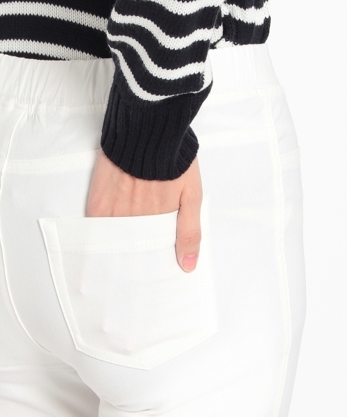 HusHusH（ハッシュアッシュ）の「ストレッチ裏起毛パンツ（その他パンツ・レディース・ブラック/ブルー系1/ブルー系3/ホワイト/ブラック系1/ブルー/ブルー系2・01/02/04/03）」の13枚目の写真