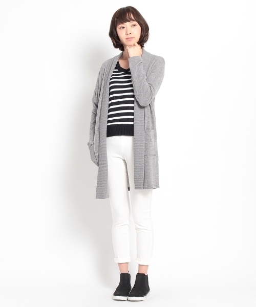 HusHusH（ハッシュアッシュ）の「ストレッチ裏起毛パンツ（その他パンツ・レディース・ブラック/ブルー系1/ブルー系3/ホワイト/ブラック系1/ブルー/ブルー系2・01/02/04/03）」の8枚目の写真