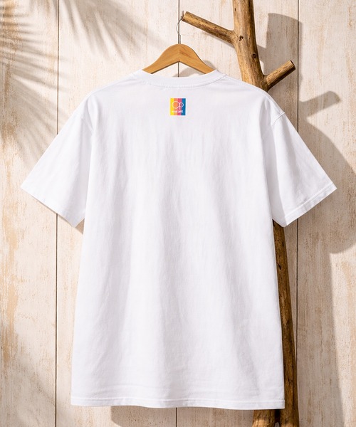 Ocean Pacific（オーシャンパシフィック）の「OCEAN PACIFIC (オーシャンパシフィック) Tシャツ 半袖 ワンポイントロゴ ポケット クルーネック カットソー 515527 ユニセックス（Tシャツ/カットソー・メンズ・ブラック/ホワイト・LL/L/M/S）」の3枚目の写真