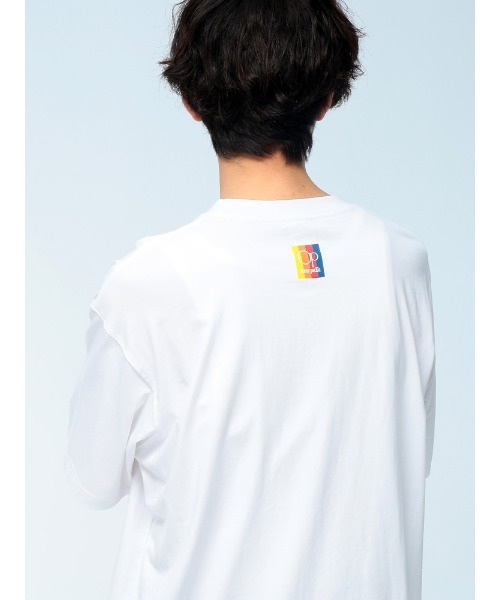 Ocean Pacific（オーシャンパシフィック）の「OCEAN PACIFIC (オーシャンパシフィック) Tシャツ 半袖 ワンポイントロゴ ポケット クルーネック カットソー 515527 ユニセックス（Tシャツ/カットソー・メンズ・ブラック/ホワイト・LL/L/M/S）」の4枚目の写真