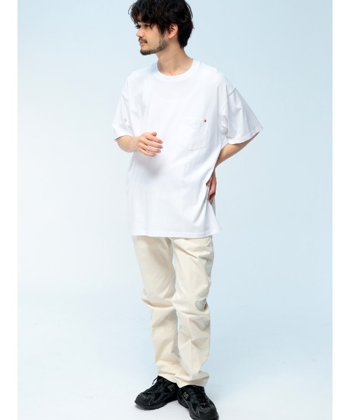 Ocean Pacific（オーシャンパシフィック）の「OCEAN PACIFIC (オーシャンパシフィック) Tシャツ 半袖 ワンポイントロゴ ポケット クルーネック カットソー 515527 ユニセックス（Tシャツ/カットソー・メンズ・ブラック/ホワイト・LL/L/M/S）」の5枚目の写真