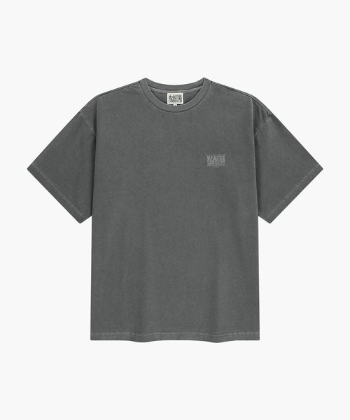 MARITHE + FRANCOIS GIRBAUD(マリテフランソワジルボー)の「OUTLINE CLASSIC LOGO OVERSIZED DYEING TEE(Tシャツ/カットソー・レディース・ライトブルー/チャコール・X-LARGE/LARGE/MEDIUM/SMALL)」の17枚目の写真